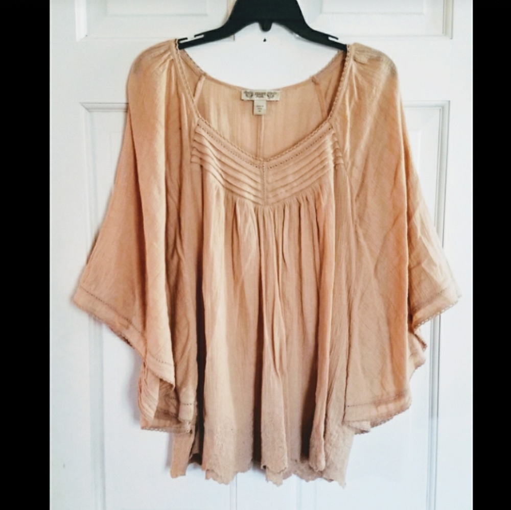 Vintage America Flowy Bohemian Top